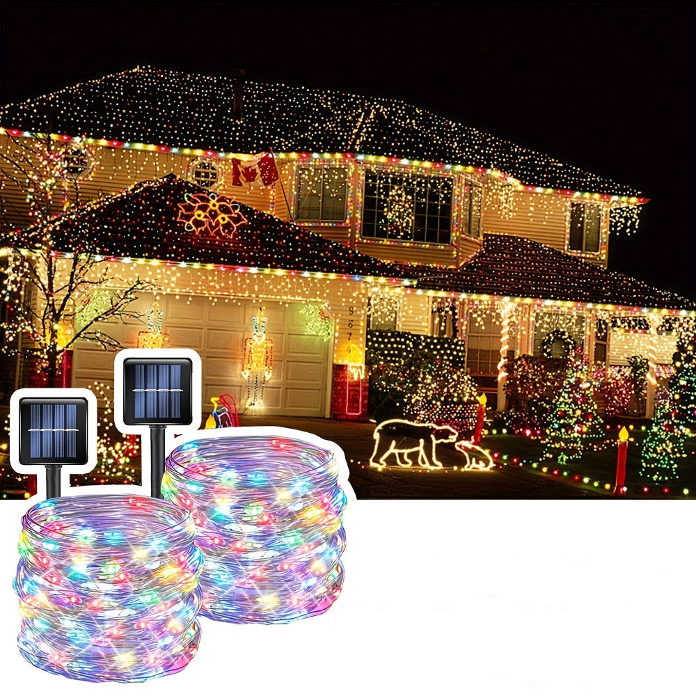 300LED Solar Fairy String Lights – 104ft Outdoor Decor