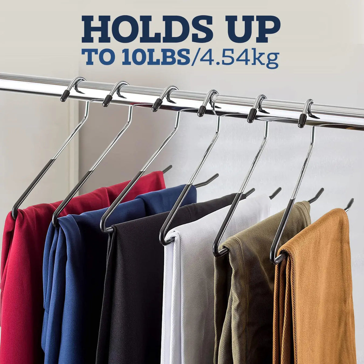 Z-Shaped Metal Hangers Non Slip Set – 10 Pieces