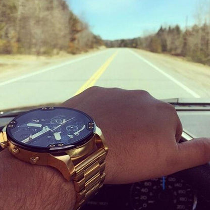 Stainless Steel Chronograph Watch – Quartz Men’s Watch