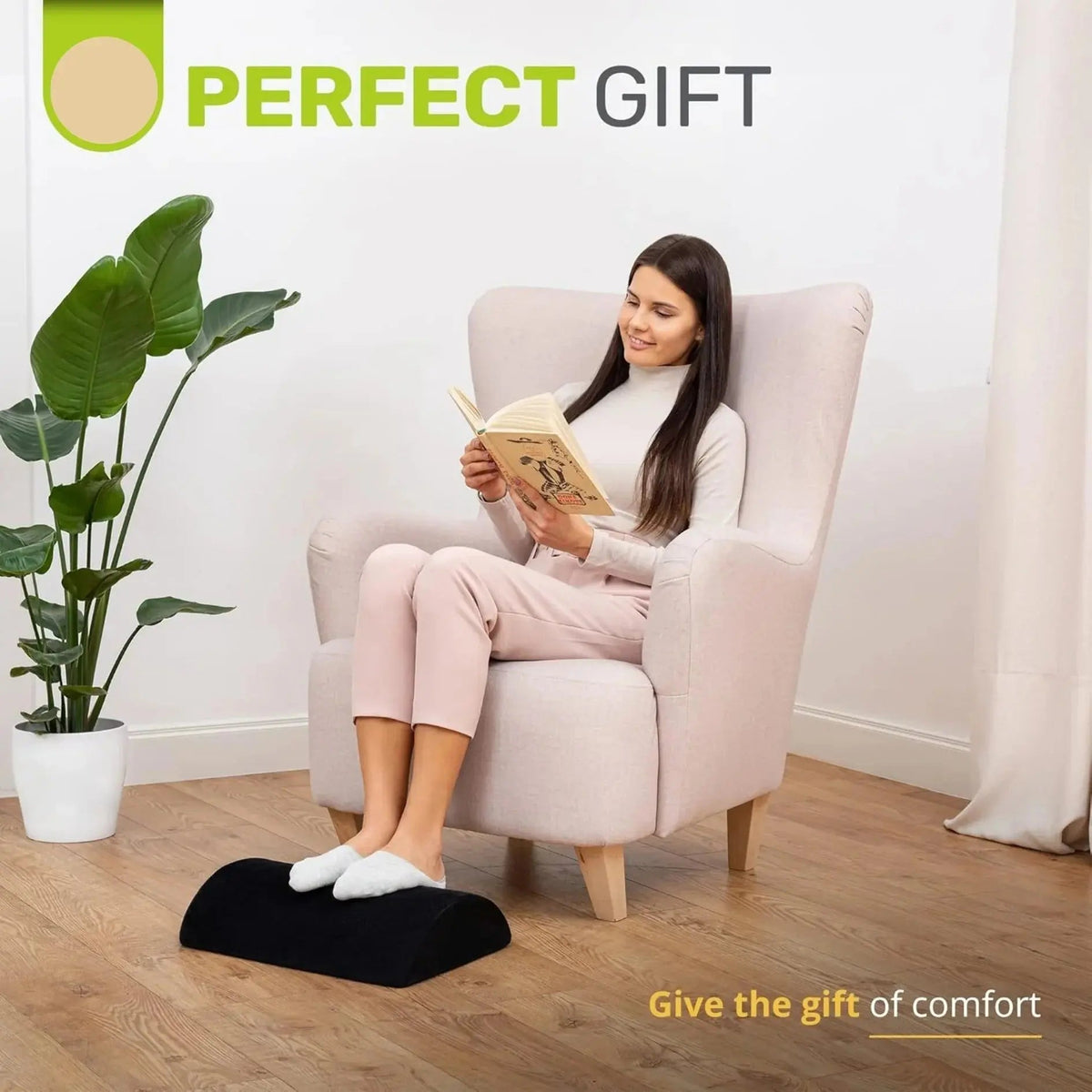 Under-Desk Foam Footrest Cushion