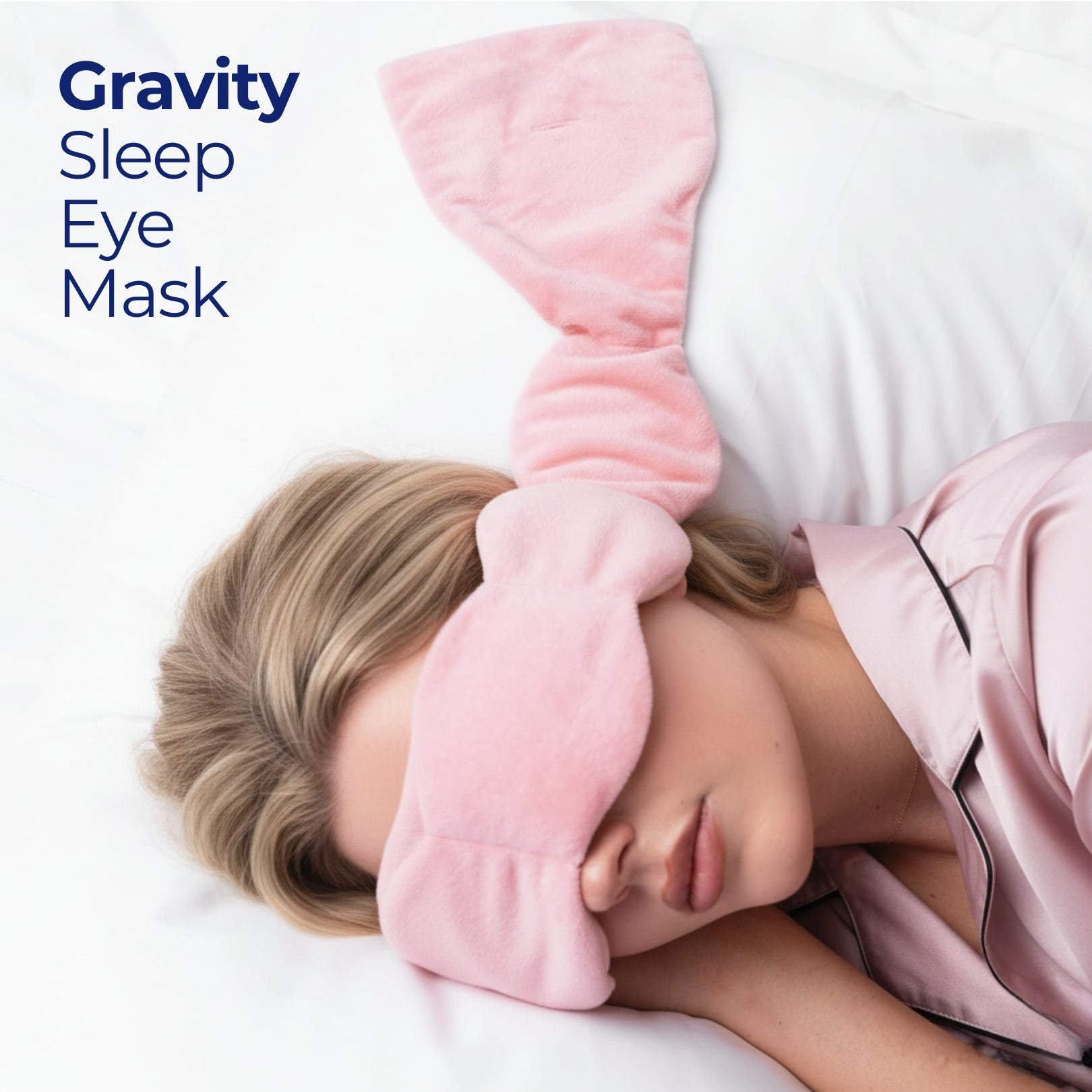 Weighted Sleep Mask – Reversible Light-Blocking Eye Mask