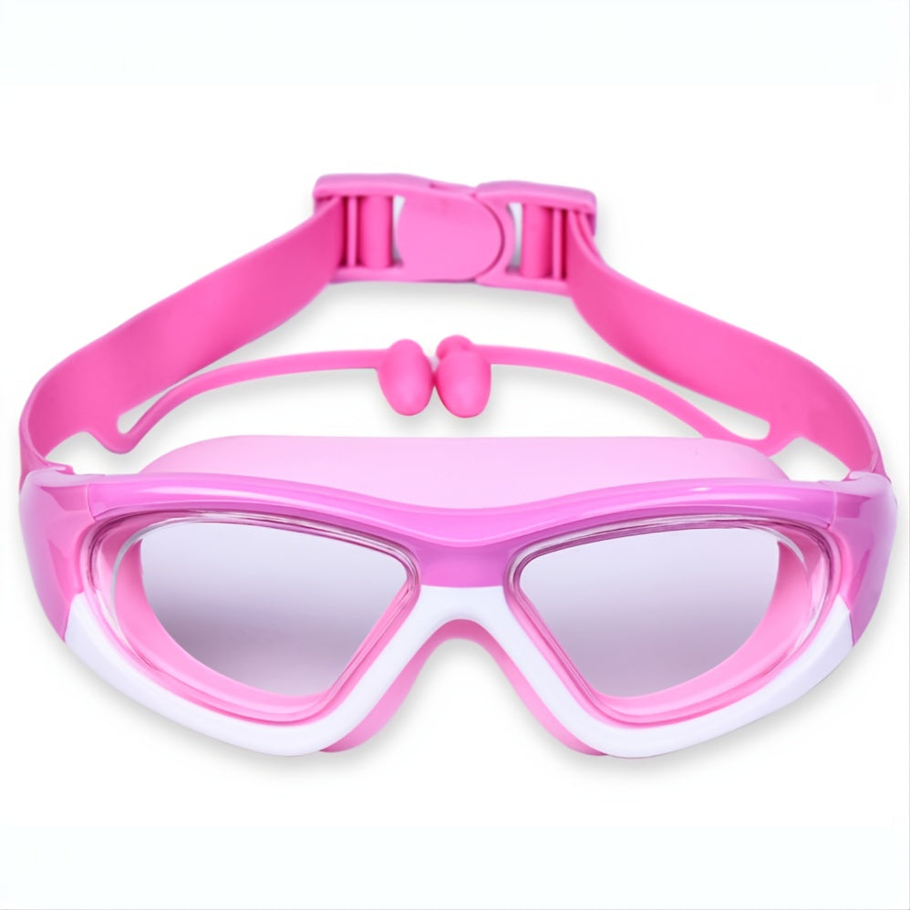 Children's swimming goggles with large frame – anti-fog