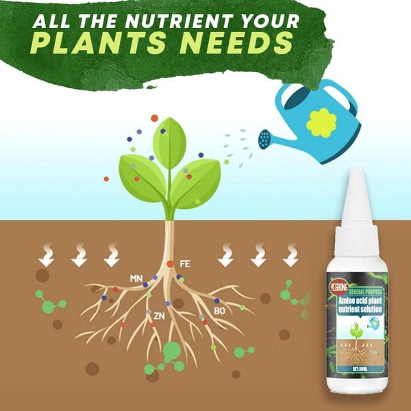 Liquid plant fertilizer 30 ml for flowers and growth