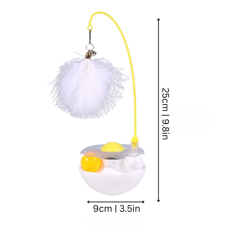 Interactive Cat Toy - Self-Play Spinner Ball