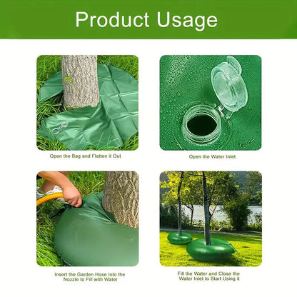 Inflatable tree watering for healthy trees
