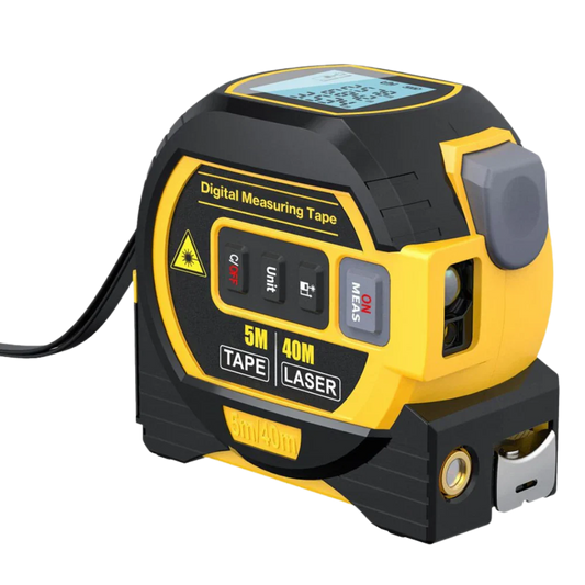 3-in-1 Laser Tape Measure – Volume Measurement Tool 40M