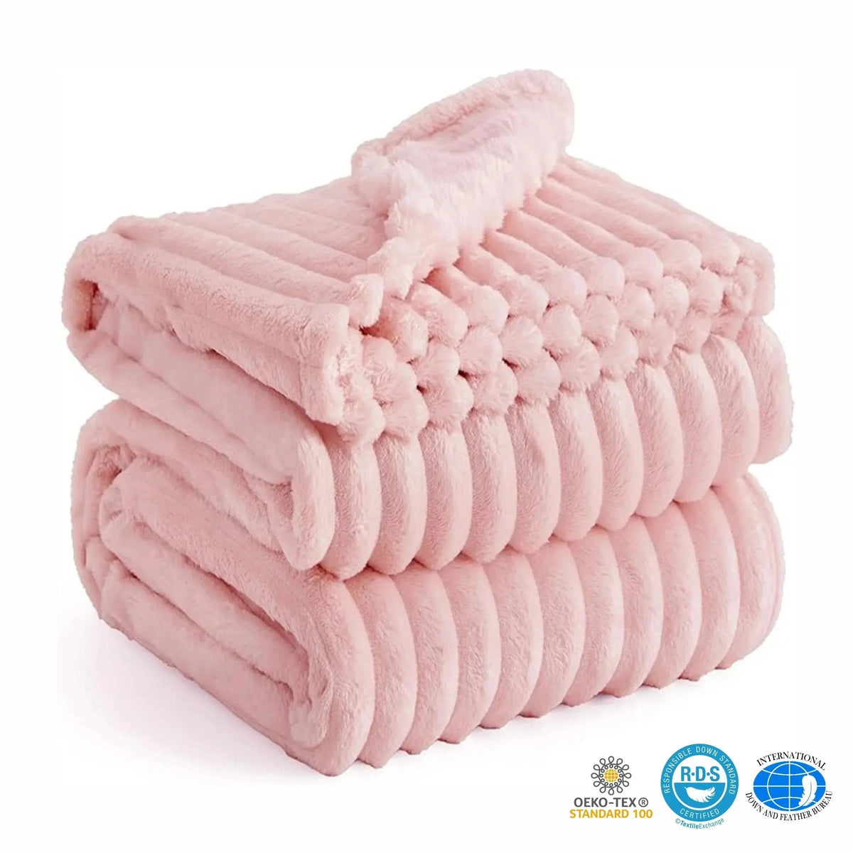 Soft Faux Rabbit Fur Blanket
