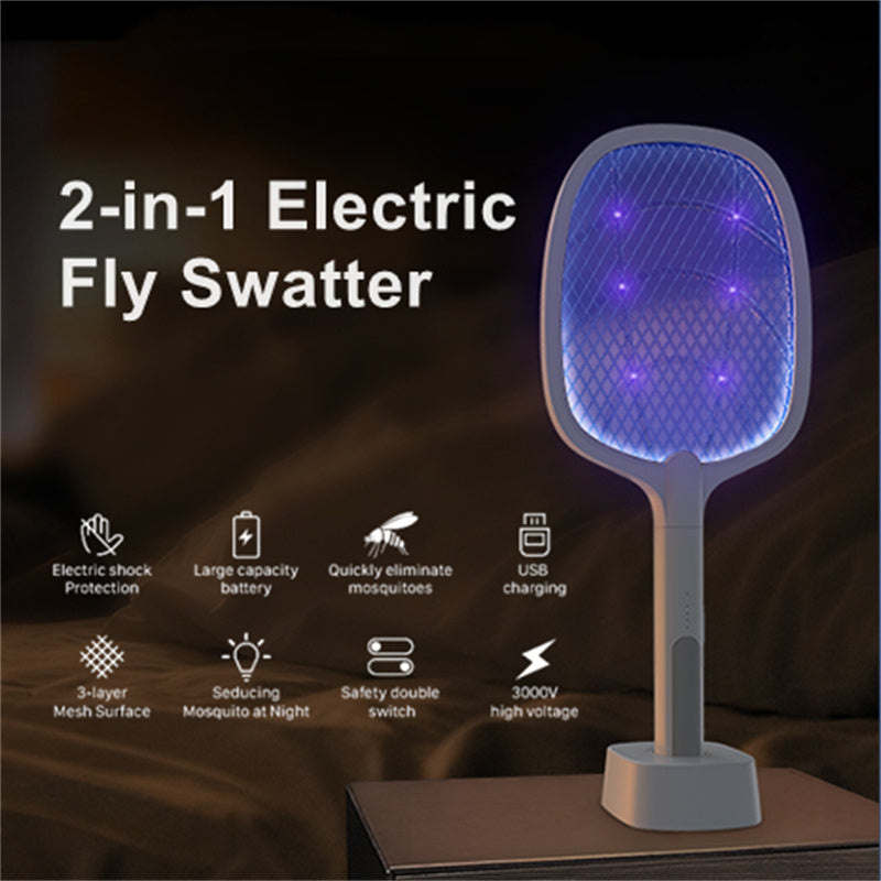 Electric Fly Swatter – Rechargeable Bug Zapper