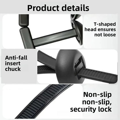 Grip Auto Zip Tie Buckles – Reusable Heavy Duty Fasteners