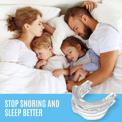 Advanced Anti-Snore Mouthpiece – Adjustable, Comfortable Snoring Solution for Men & Women – Improve Sleep & Reduce Apnea