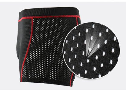 Unisex cycling shorts with chamois - breathable, quick-drying, water-repellent, and comfortable fit