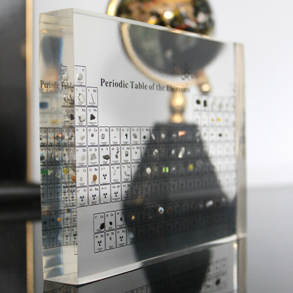 Periodic Table of Real Elements - Educational Acrylic Display