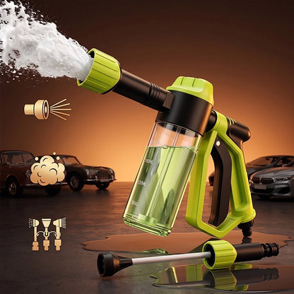 2-in-1 Car Wash Foam Cannon – Garden Hose Spray Gun Kit – image 2