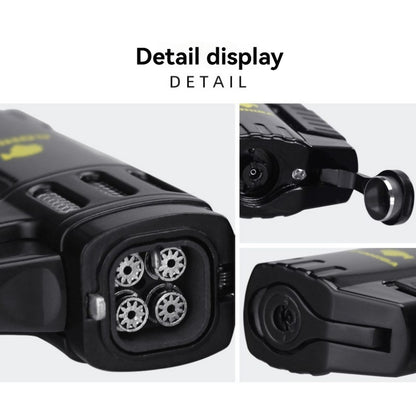 4-Jet Torch Lighter – Windproof Butane Flame | Refillable Outdoor & Camping Lighter