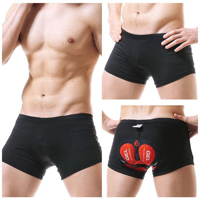 Unisex cycling shorts with chamois - breathable, quick-drying, water-repellent, and comfortable fit
