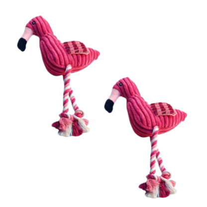 Flamingo Dog Chew Toy Small Dog Interactive Toy