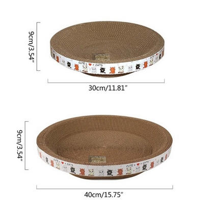 Cardboard Cat Scratcher Lounge Bed