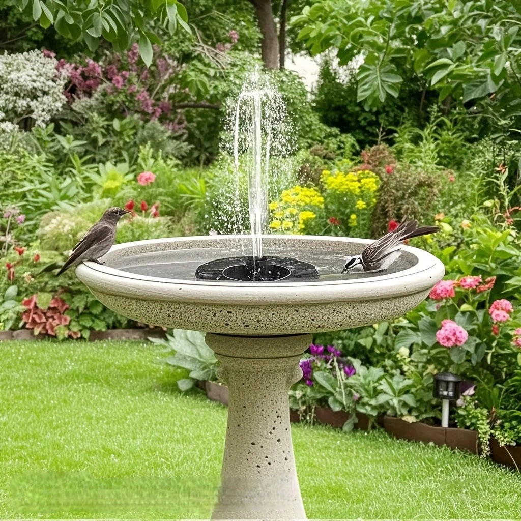 Solar Bird Bath Fountain – Automatic Garden Water Pump
