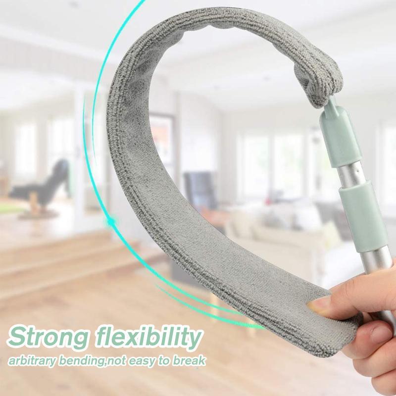 Retractable Microfibre Gap Duster – Extendable Flat Cleaning Mop – image 4
