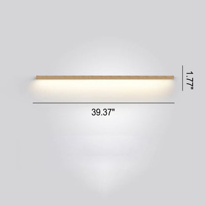 Japanese LED Wall Light Solid Wood Accent Lamp