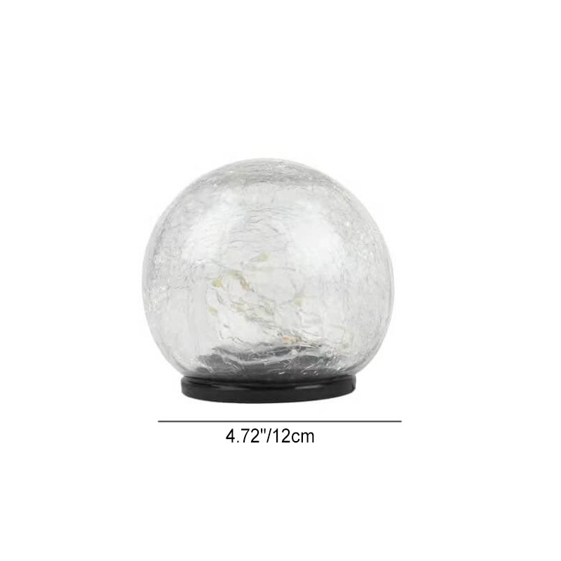 Solar glass light for garden with 20 LEDs