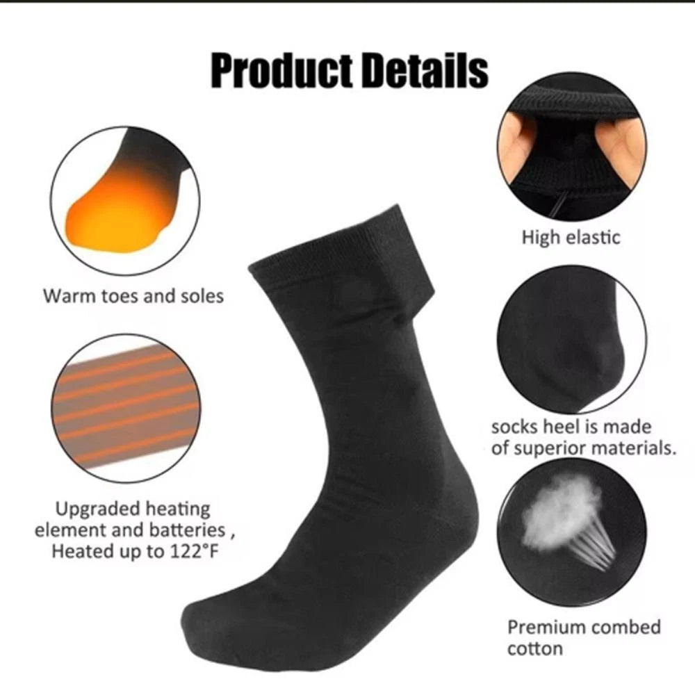 Thermal Heated Socks – Rechargeable Electric Warm Socks