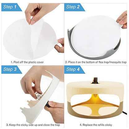 Bed Bug Trap Refill Glue Boards for Sticky Traps