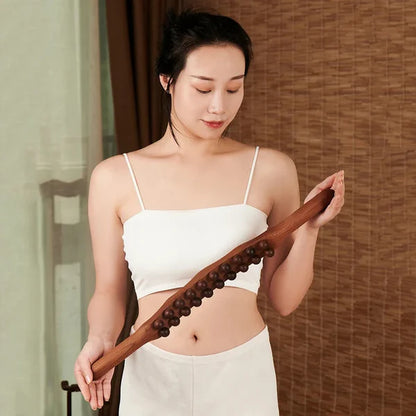 Wooden Cellulite Massage Roller – Natural Body Relief