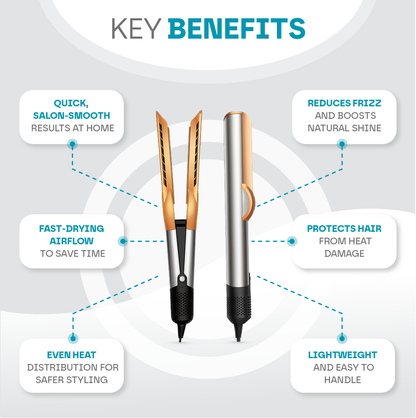 2-in-1 Hot Air Styler - Dryer & Straightener