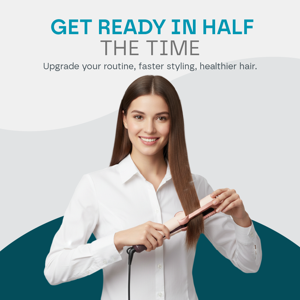 2-in-1 Hot Air Styler - Dryer & Straightener