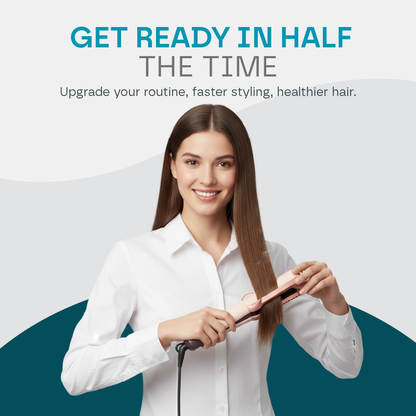 2-in-1 Hot Air Styler - Dryer & Straightener
