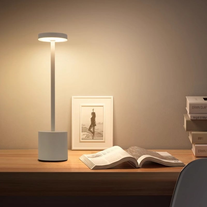 Portable Rechargeable LED Table Lamp – 3-Colour Touch Dimming – image 12