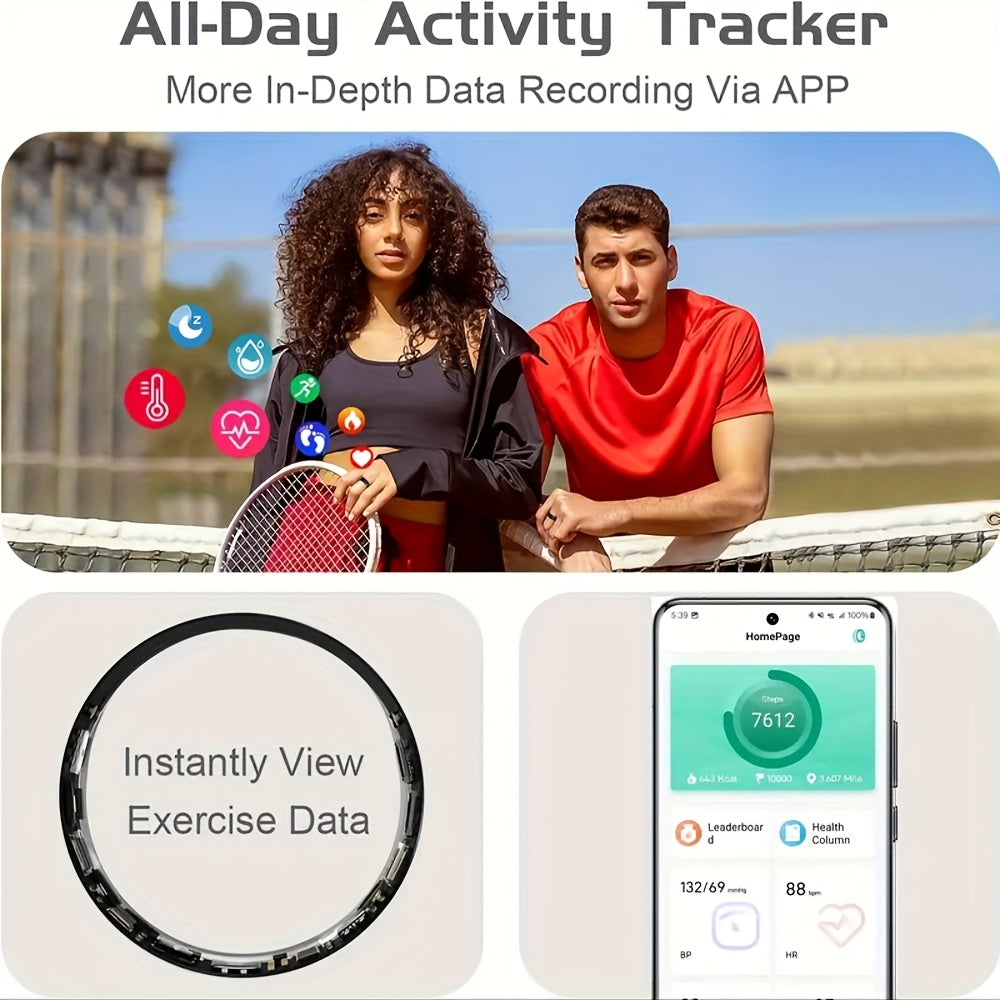 Smart Ring – Sleep, Fitness & Heart Rate Tracker
