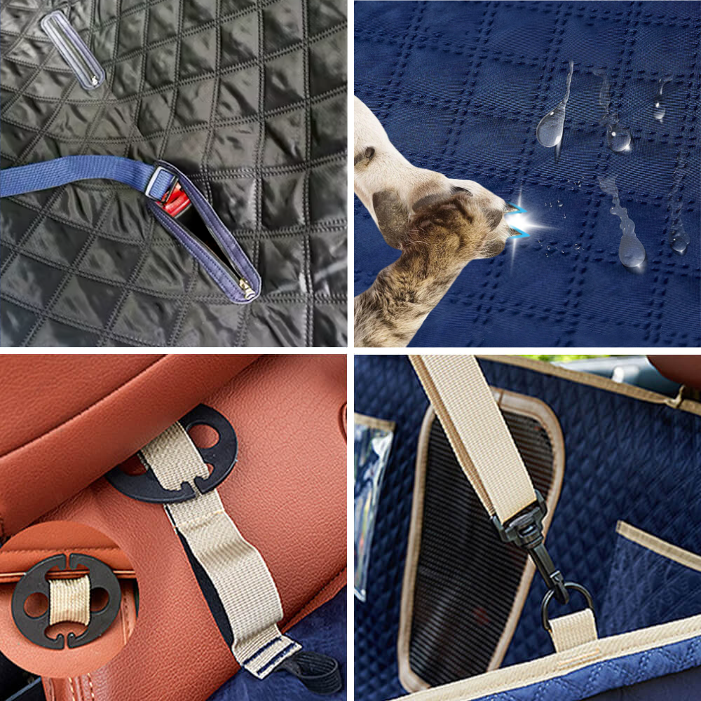 Reinforced Waterproof Pet Car Seat Cover – image 14