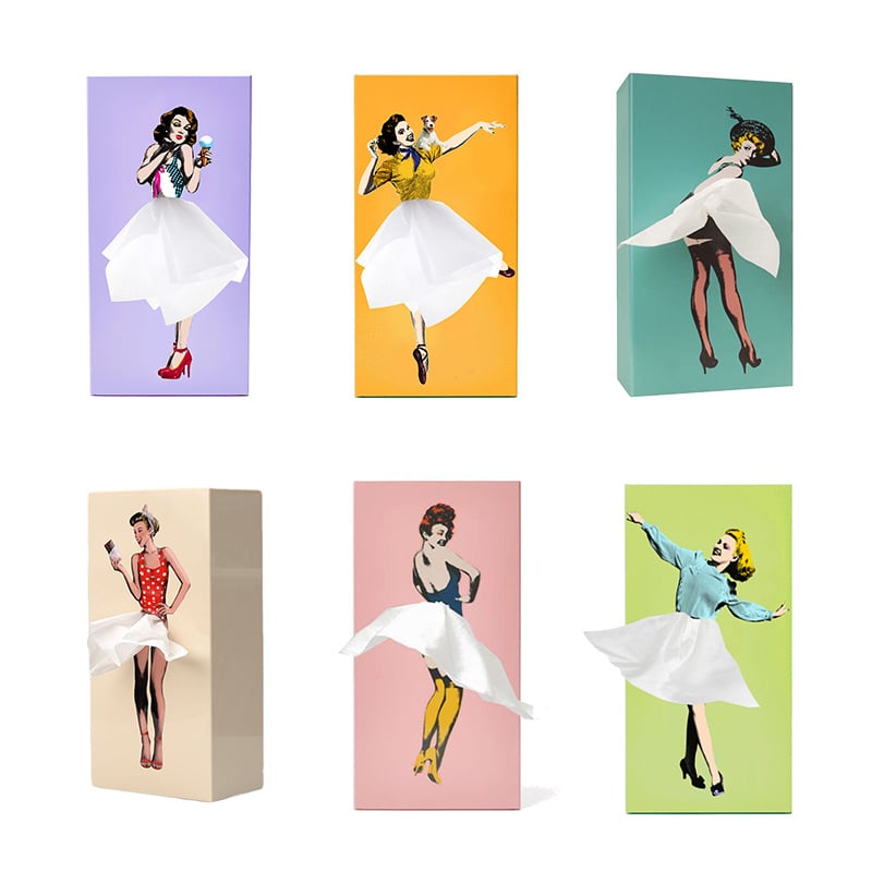 Creative Skirt Tissue Box Decorative Holder