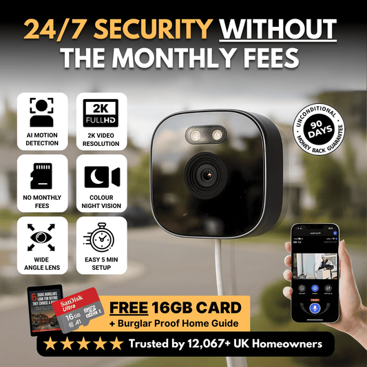 2K Window-Mounted Wi-Fi Security Camera 1