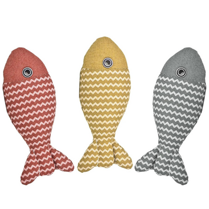 Catnip Fish Toys Set - Interactive Cat Chew Toys