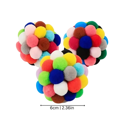 Interactive Plush Pet Toy - Soft Toss Ball