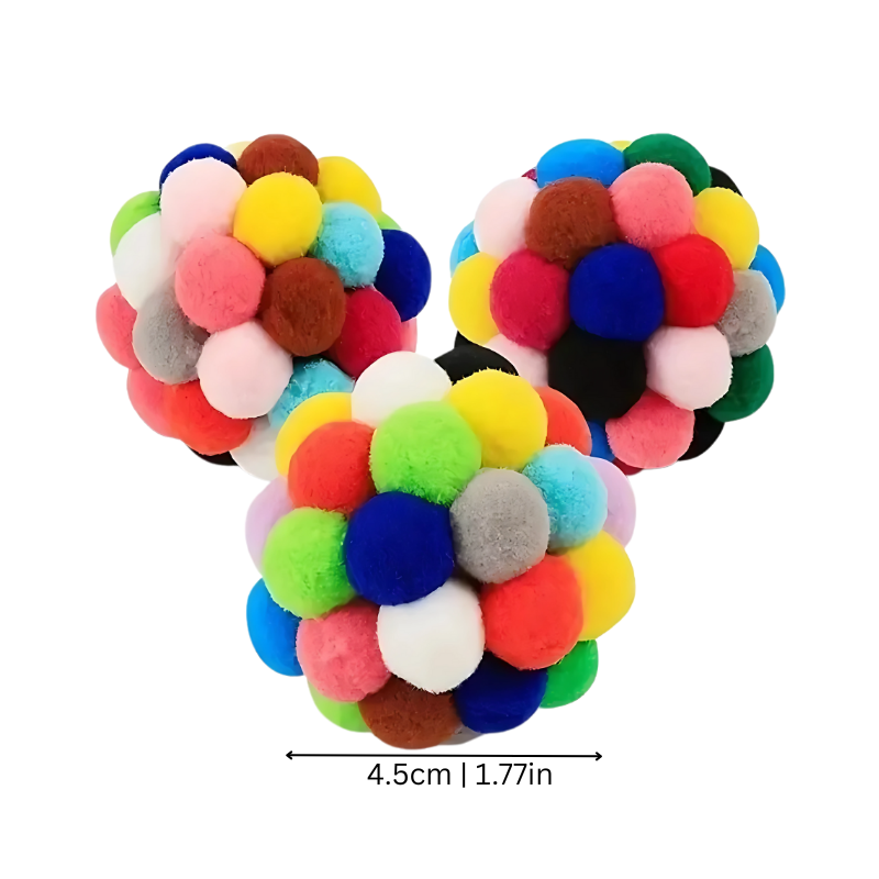 Interactive Plush Pet Toy - Soft Toss Ball