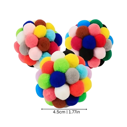 Interactive Plush Pet Toy - Soft Toss Ball