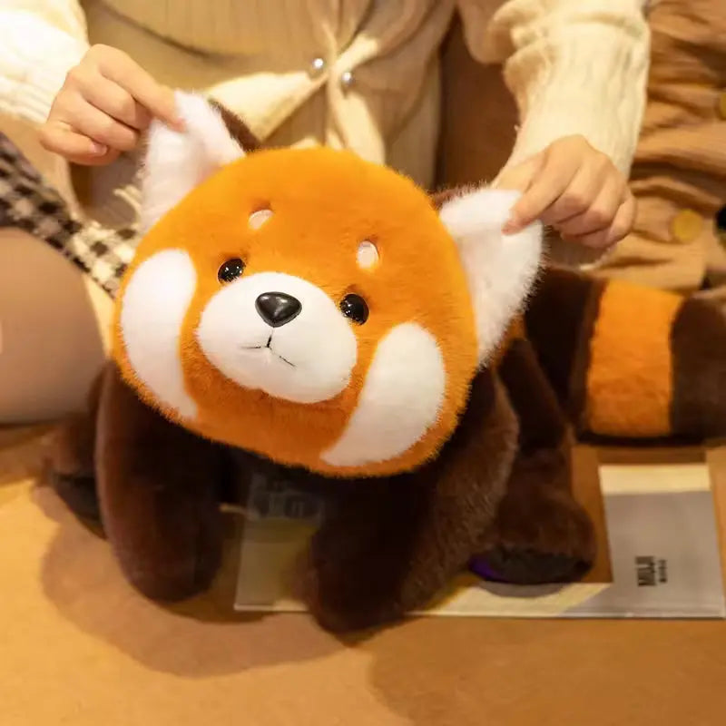 Weighted Plush Animal with Soft Fur