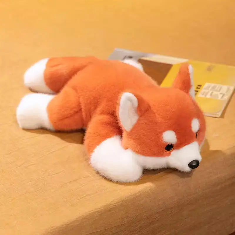 Weighted Plush Animal with Soft Fur
