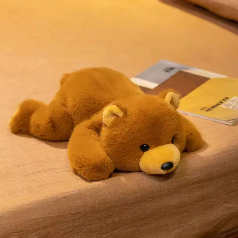 Weighted Plush Animal with Soft Fur