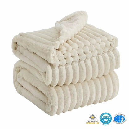Soft Faux Rabbit Fur Blanket