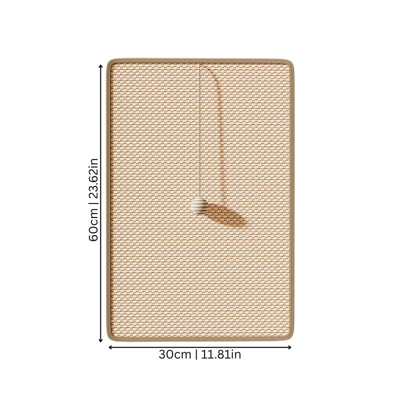 Wall Mounted Cat Scratcher - Sisal Claw Pad