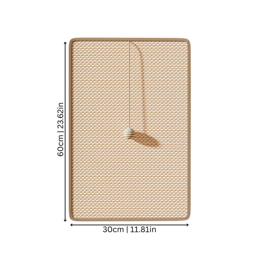 Wall Mounted Cat Scratcher - Sisal Claw Pad