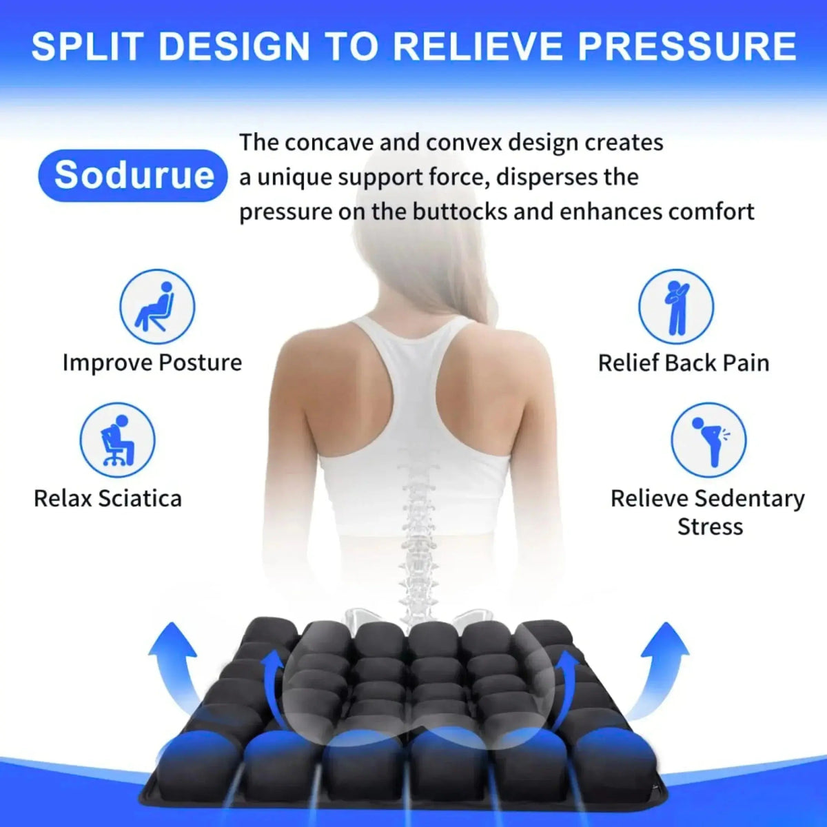 Portable Travel Comfort Seat Cushion