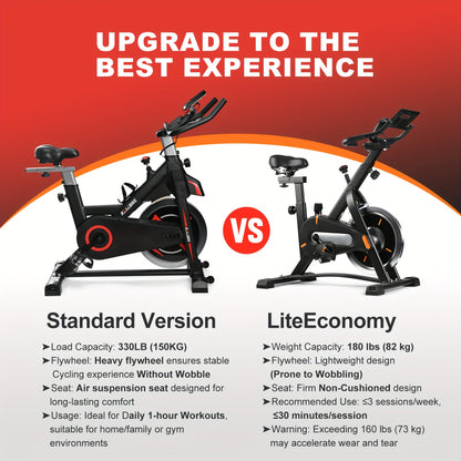 Exercise Bike – Silent Indoor Fitness Cycle