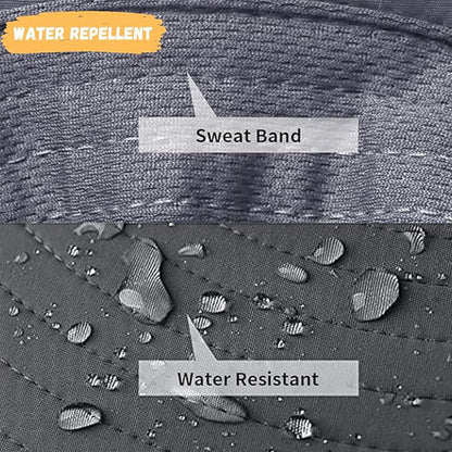 Solar Fan Sun Hat – Wide Brim UV Fishing Cap for Outdoors