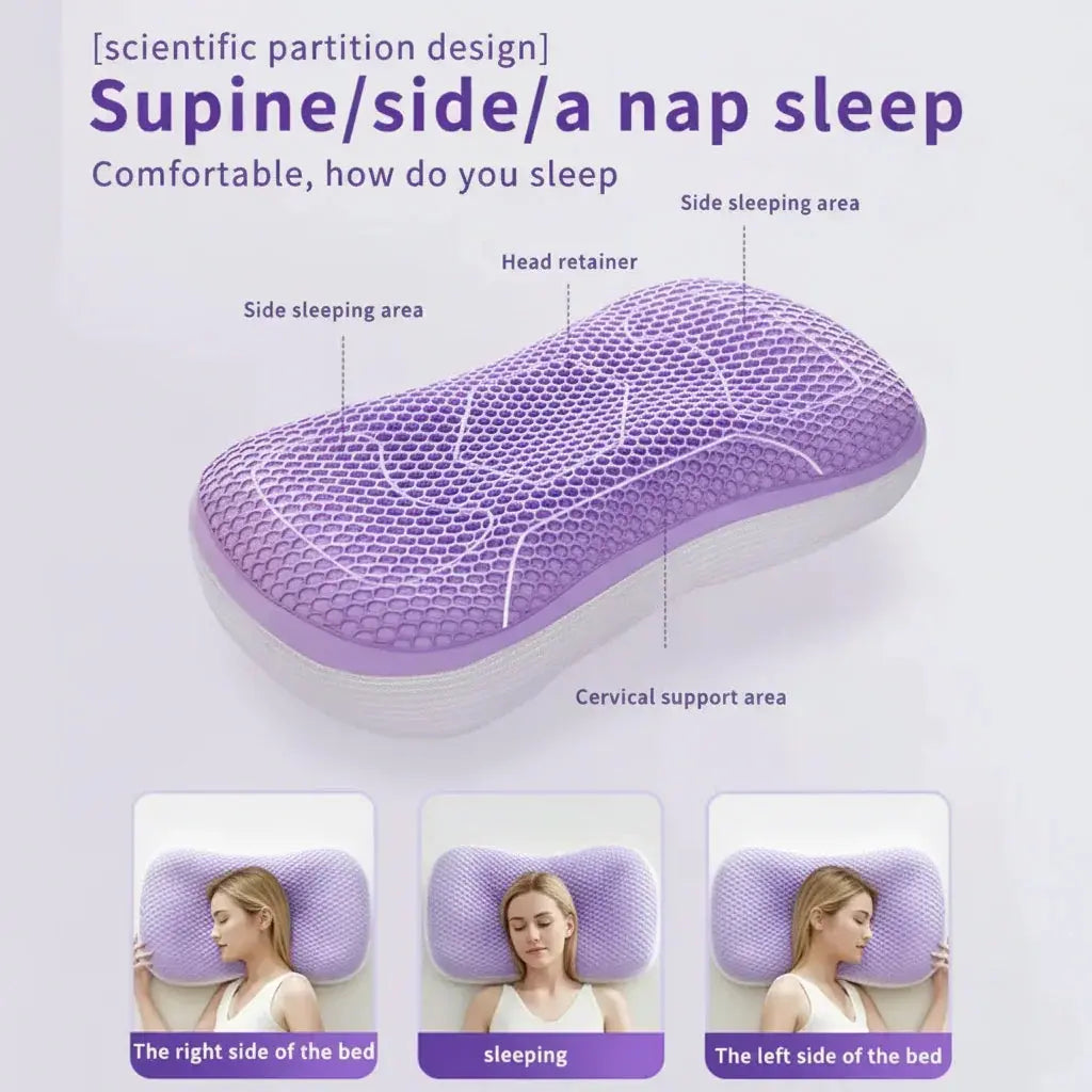Cat-Shaped Plush Support Pillow